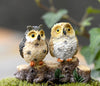 Landscaping owl Dollhouse Resin Fairy Home